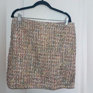 Professional Skirt Set - Cape style Jacket w/ Vest Attached